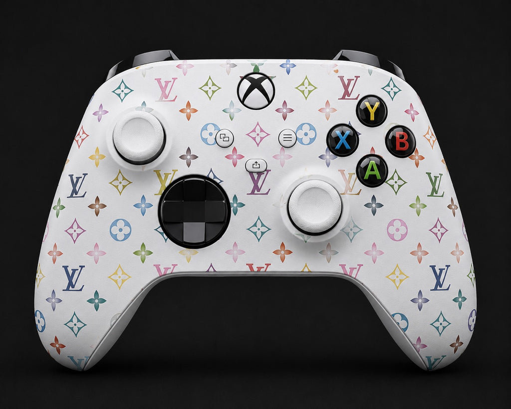 🌈 LV Monogram Rainbow Xbox Controller