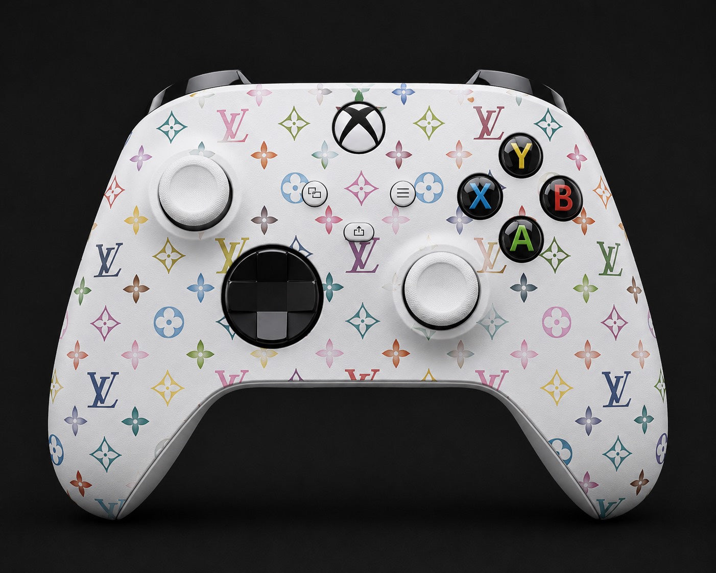 🌈 LV Monogram Rainbow Xbox Controller