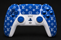 💙 LV Monogram Blue PS5 Controller