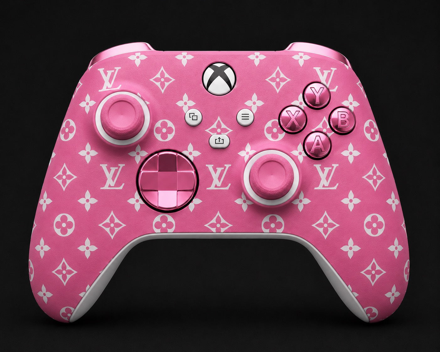 🩷 LV Monogram Pink Xbox Controller
