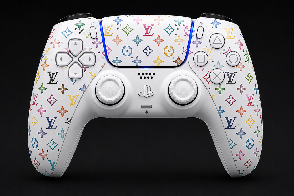 🌈 LV Monogram Rainbow PS5 Controller