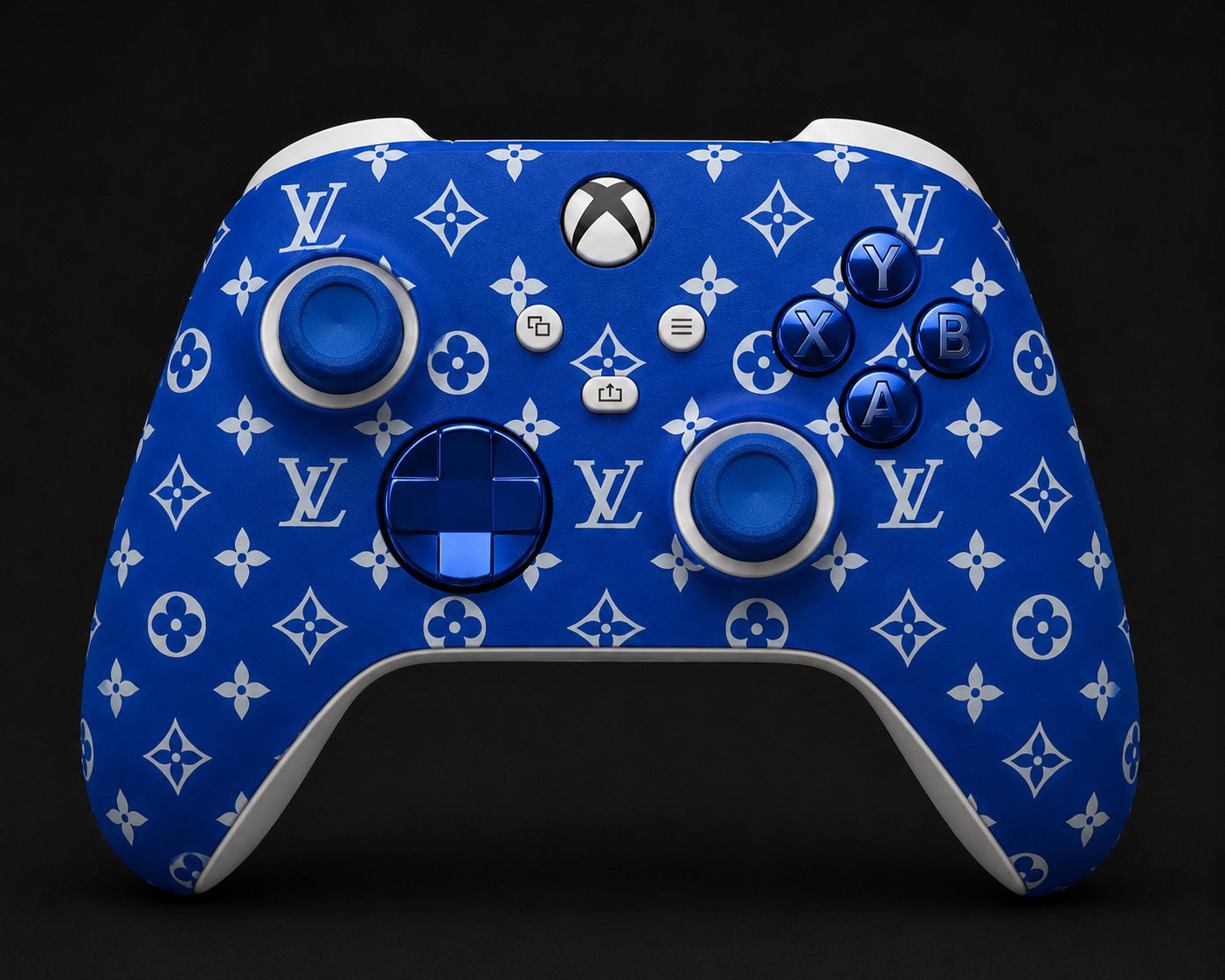 💙 LV Monogram Blue Xbox Controller