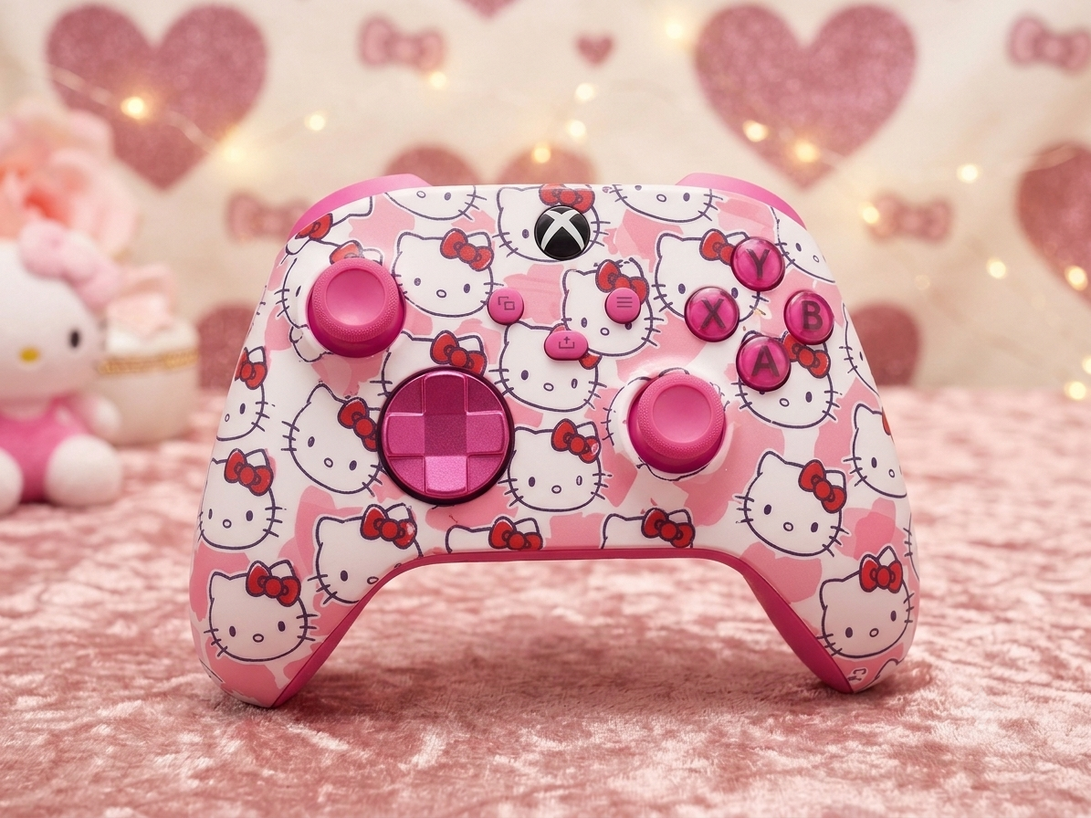 Hello Kitty Xbox Controller